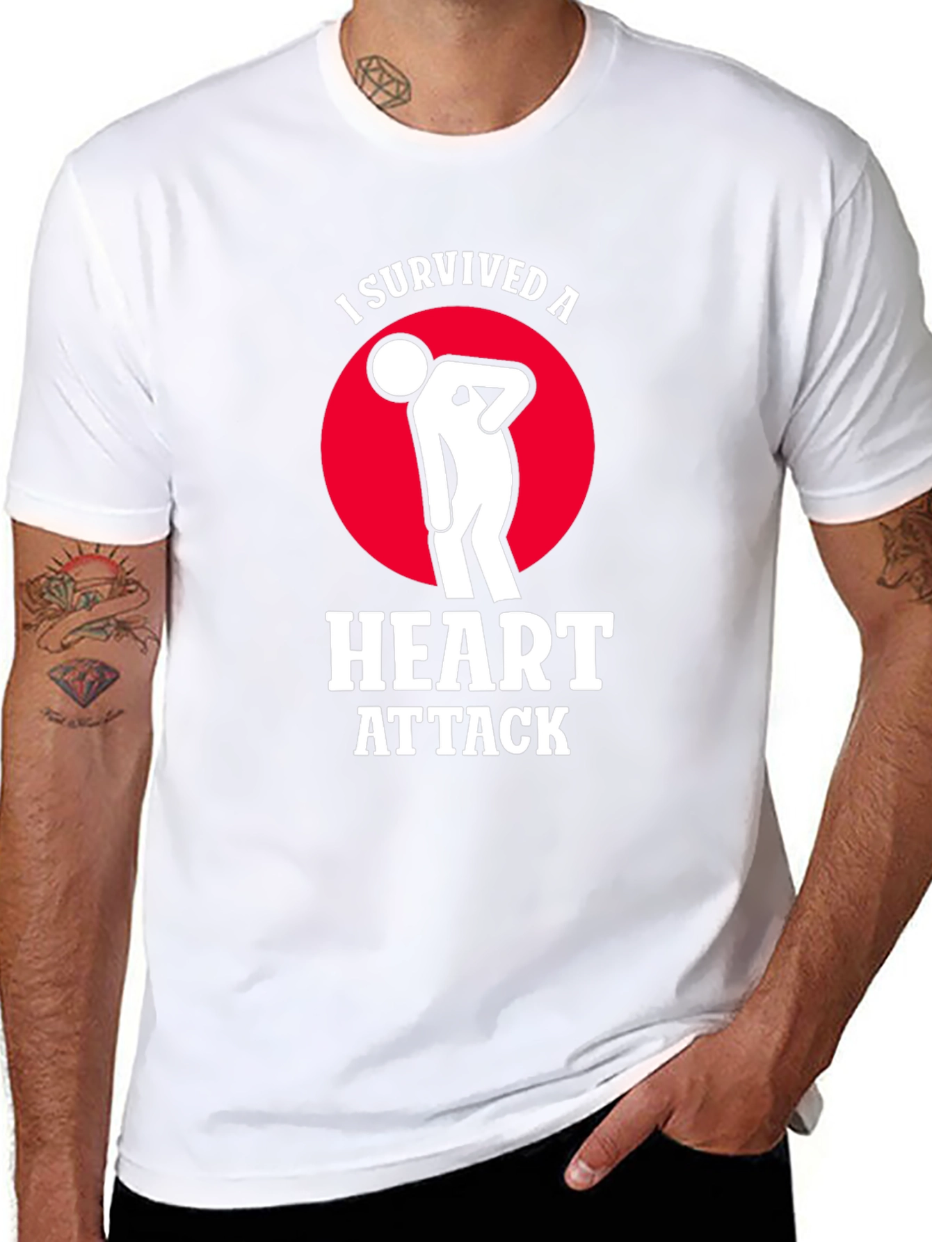 I Survived a Heart Attack Graphic T-Shirt