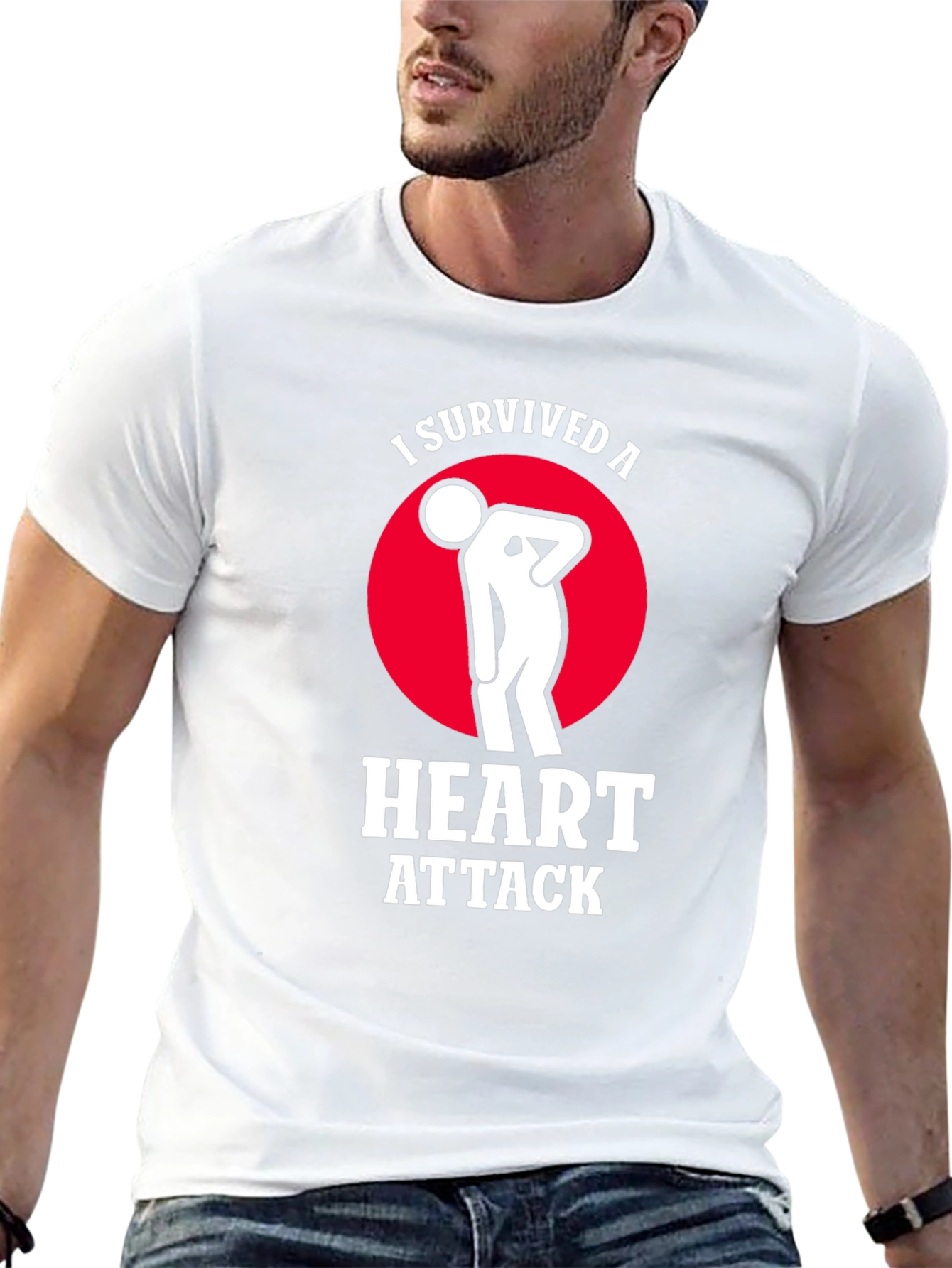 I Survived a Heart Attack Graphic T-Shirt