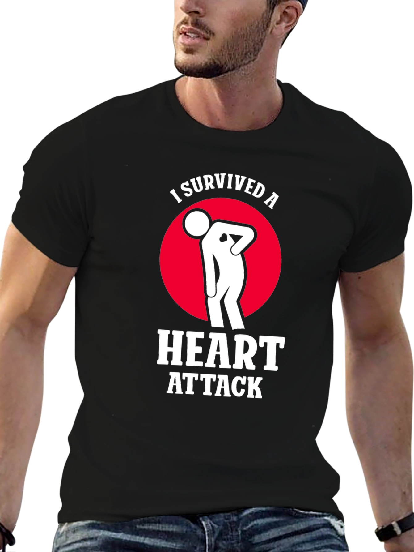 I Survived a Heart Attack Graphic T-Shirt