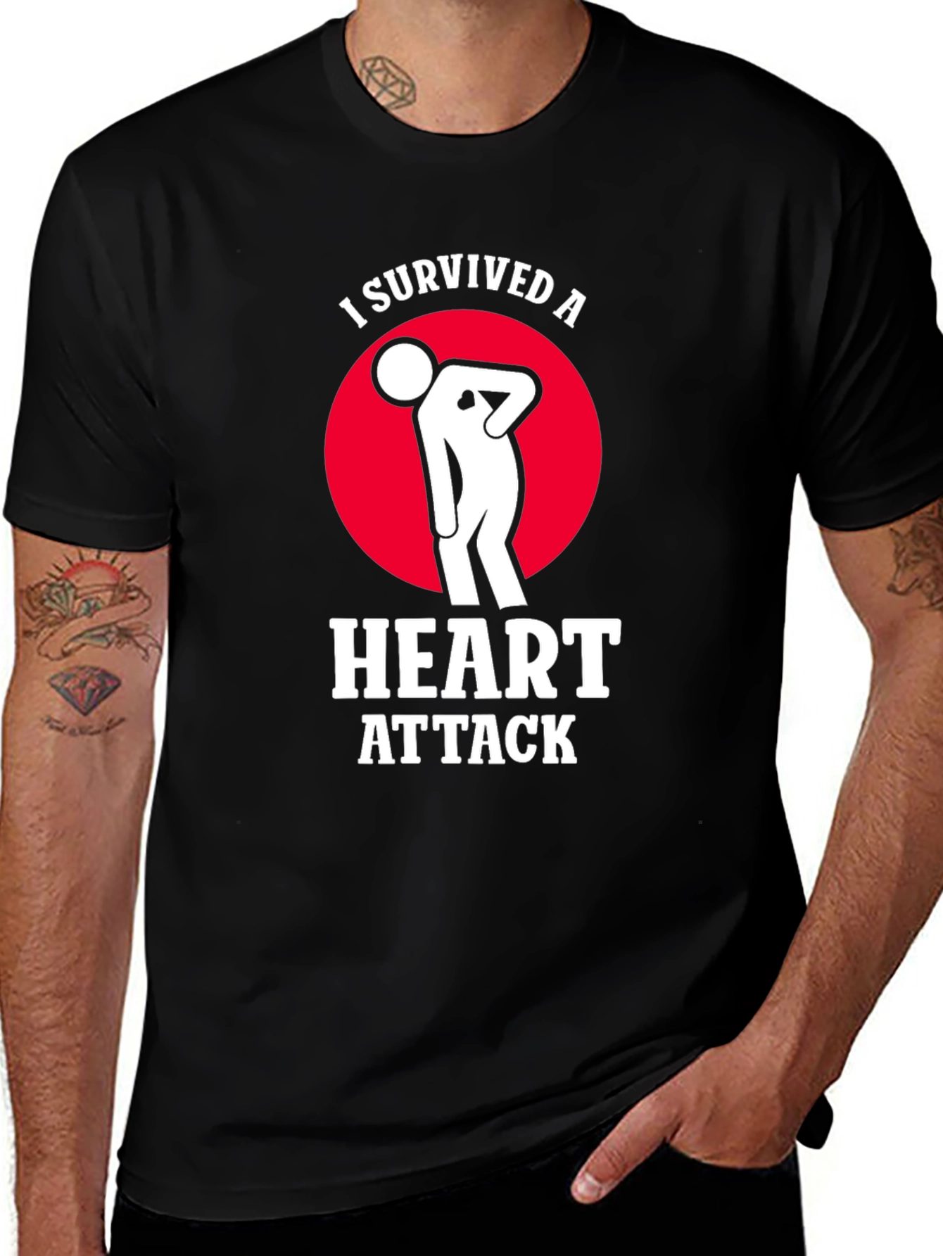 I Survived a Heart Attack Graphic T-Shirt