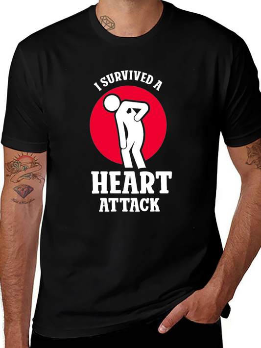 I Survived a Heart Attack Graphic T-Shirt