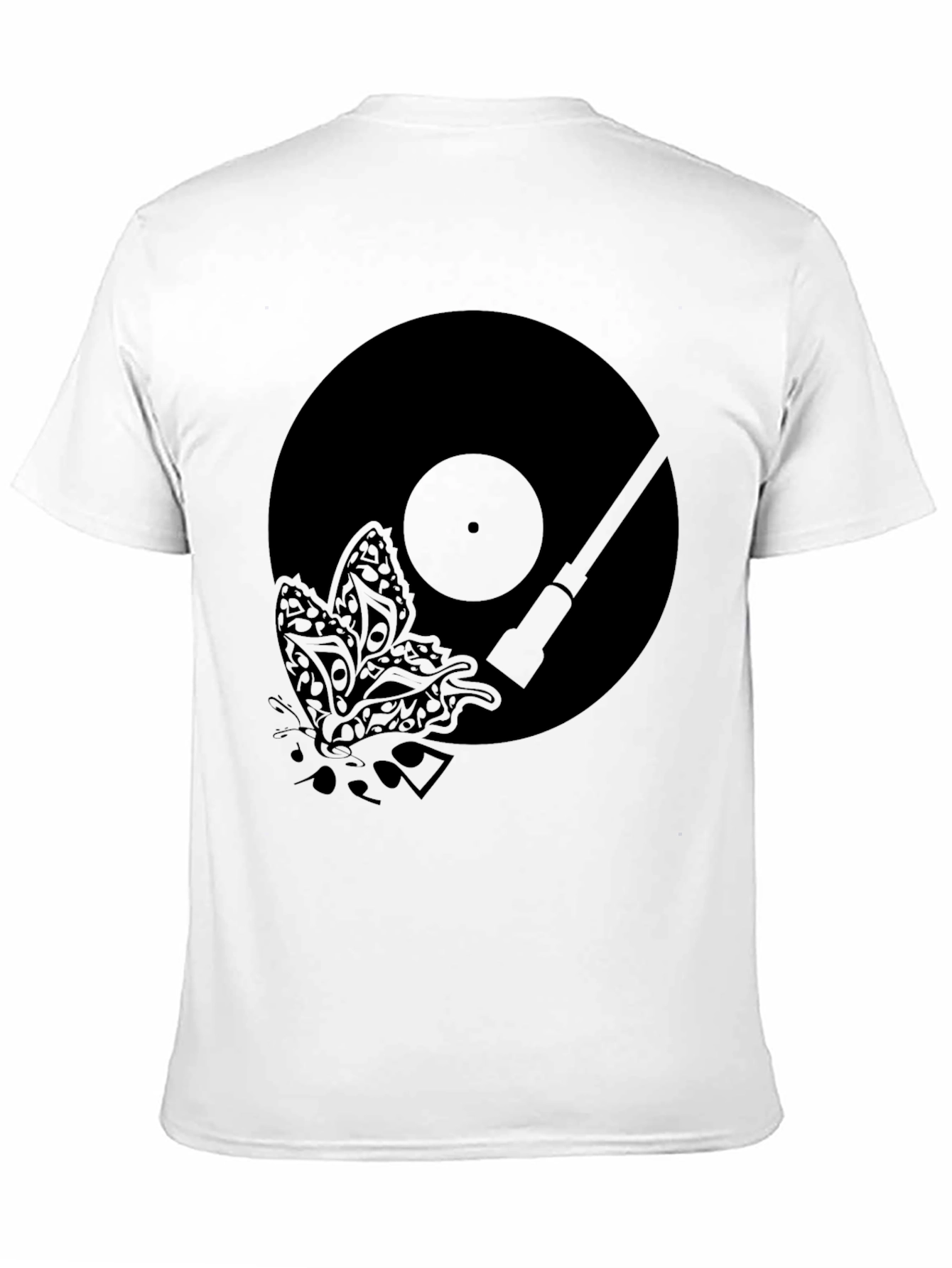 Vinyl Butterfly Graphic T-Shirt