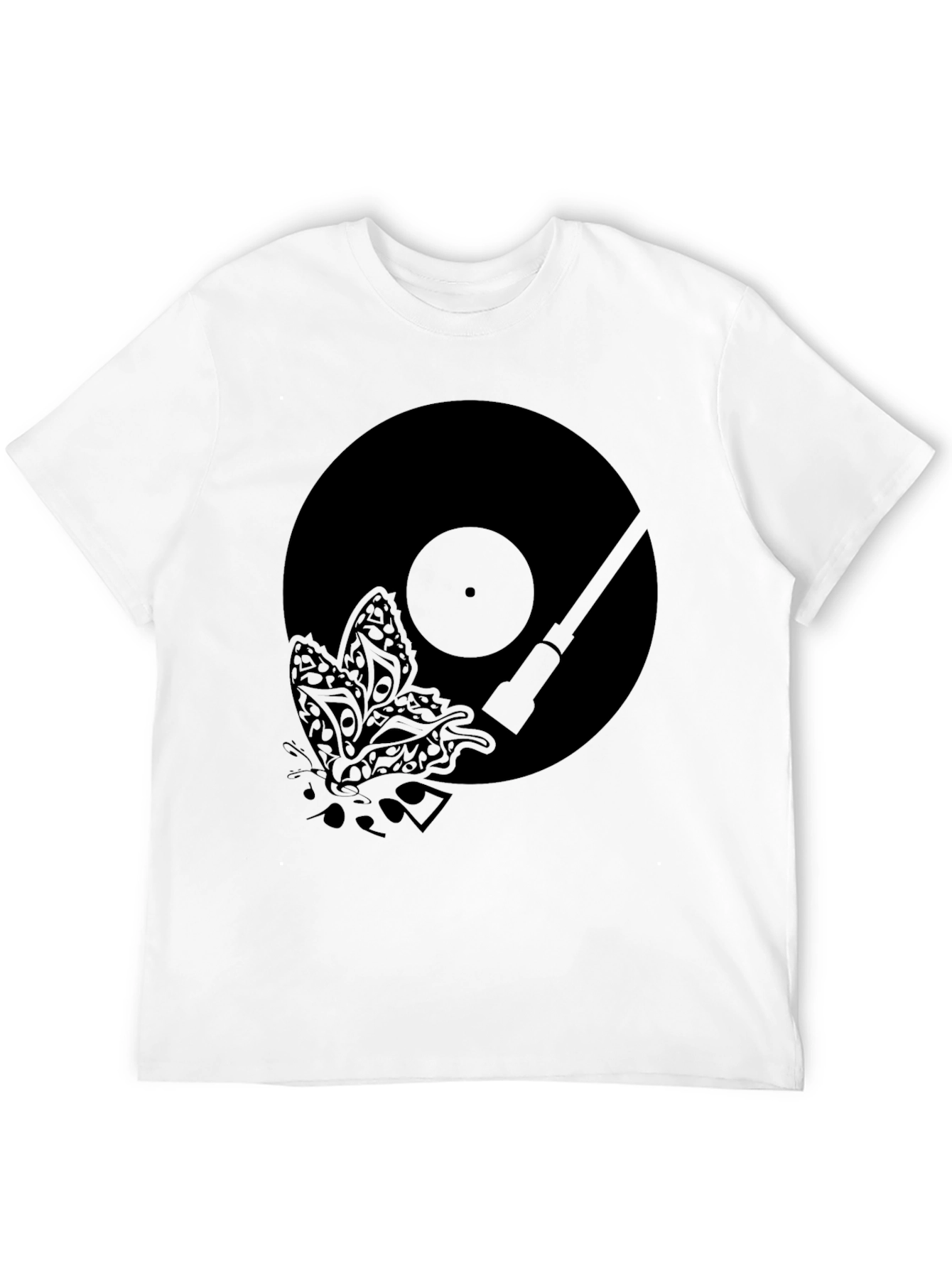 Vinyl Butterfly Graphic T-Shirt