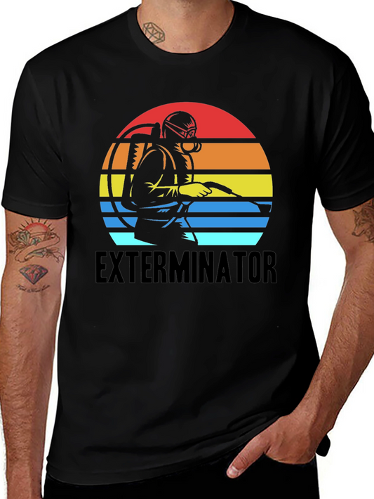 Exterminator Graphic Tee - Retro Style