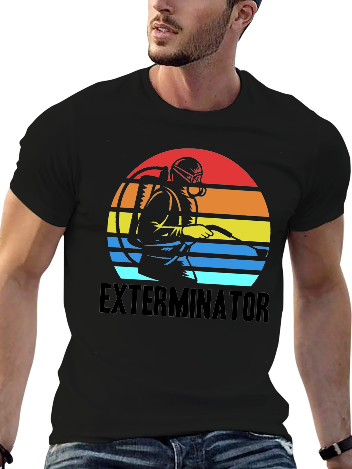 Exterminator Graphic Tee - Retro Style
