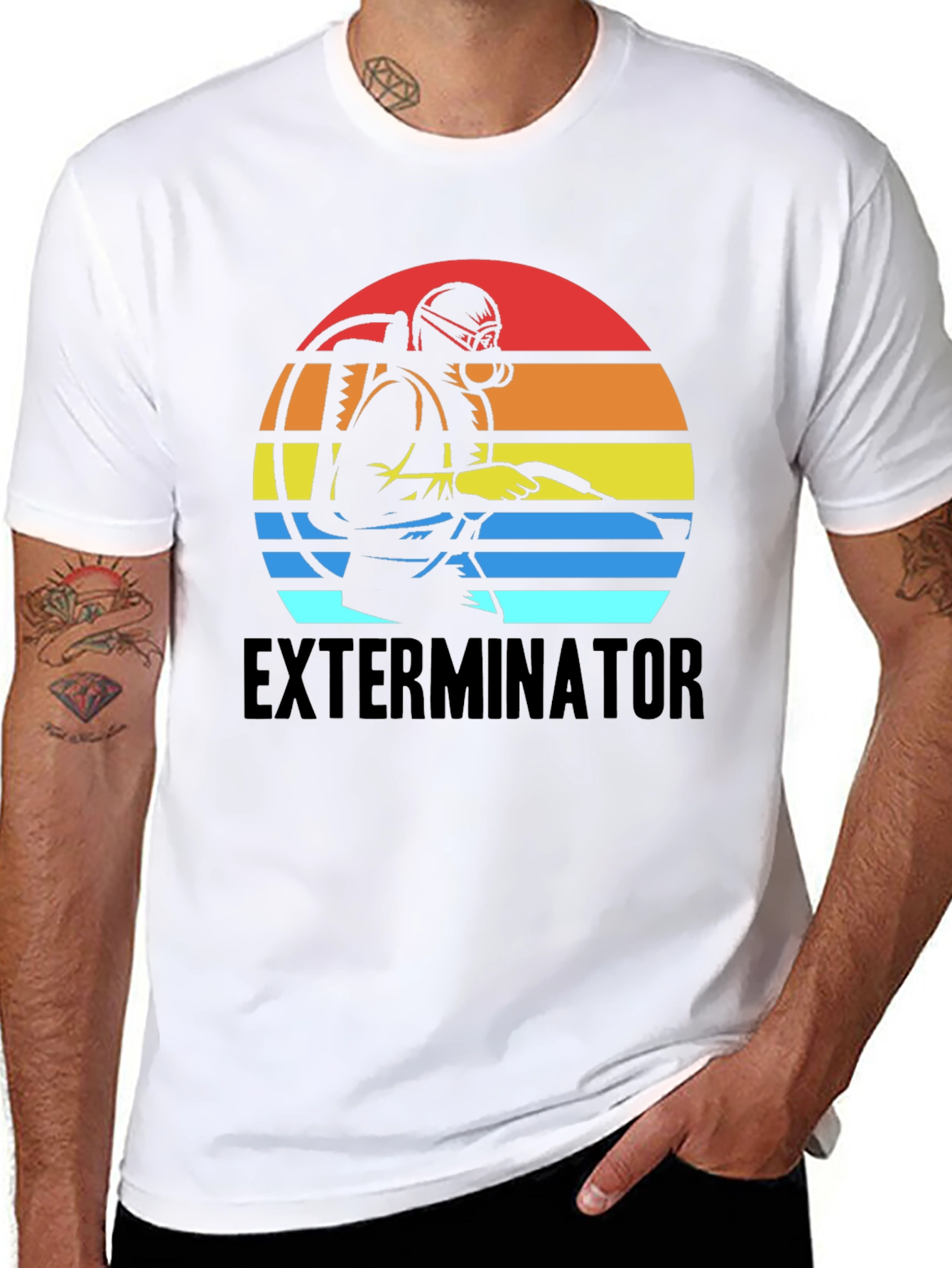 Exterminator Graphic Tee - Retro Style