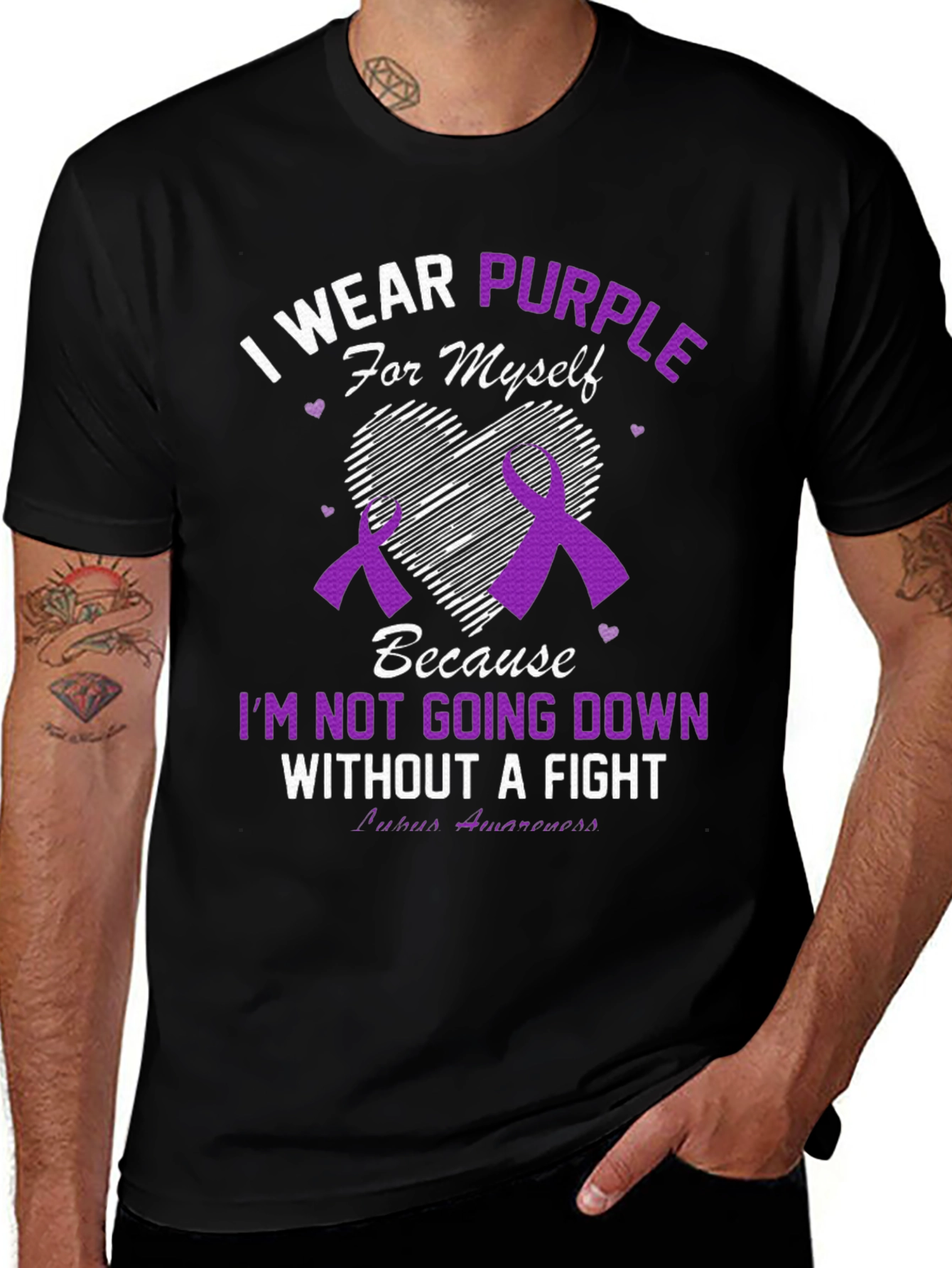 Purple Lupus Awareness T-Shirt