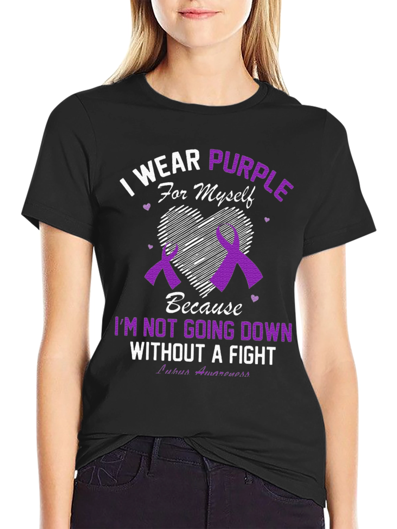 Purple Lupus Awareness T-Shirt