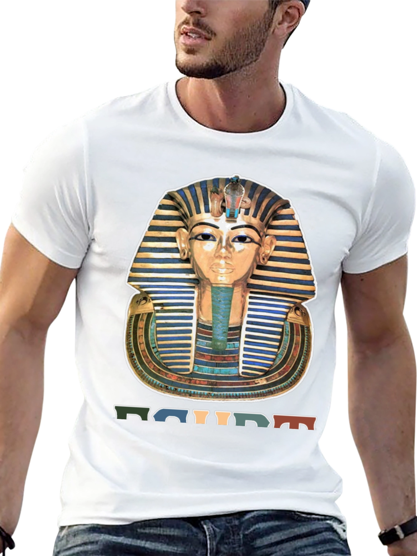 Egypt Pharaoh Graphic Tee - Black T-Shirt