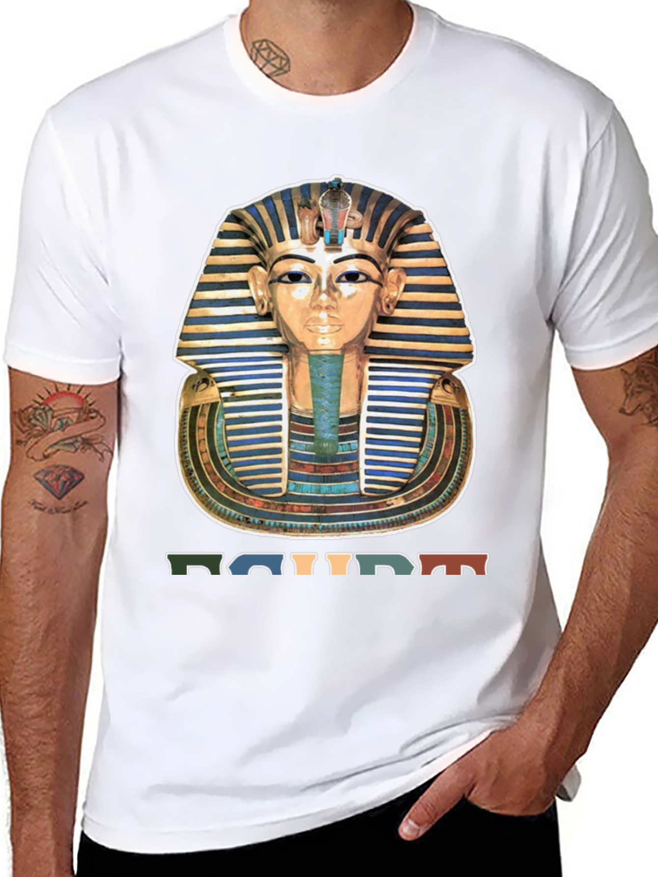 Egypt Pharaoh Graphic Tee - Black T-Shirt