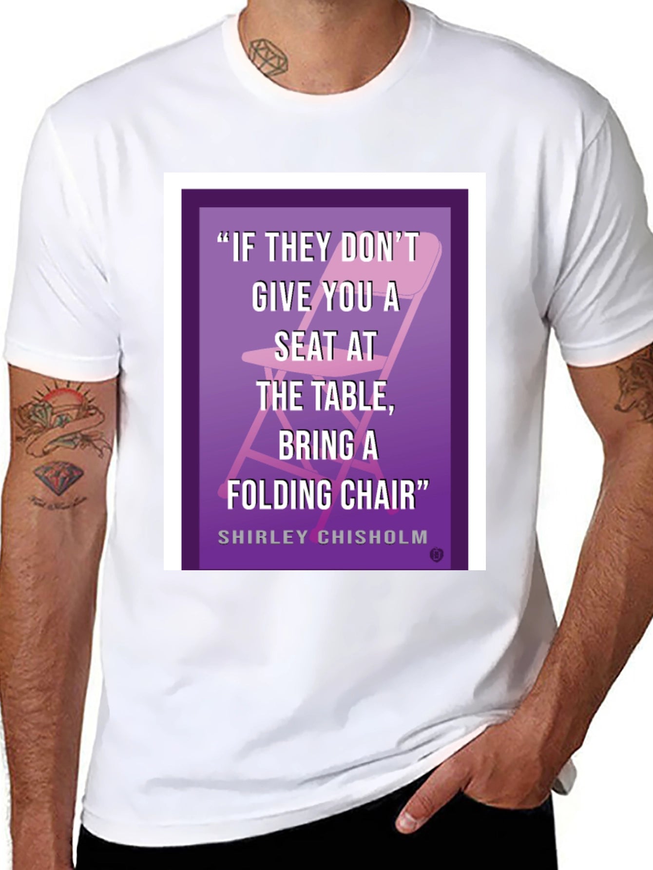 Empowering Shirley Chisholm T-Shirt