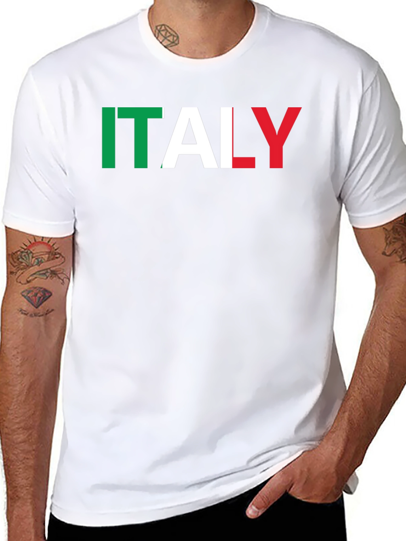 Italy Flag T-Shirt - Stylish Italian Pride Tee