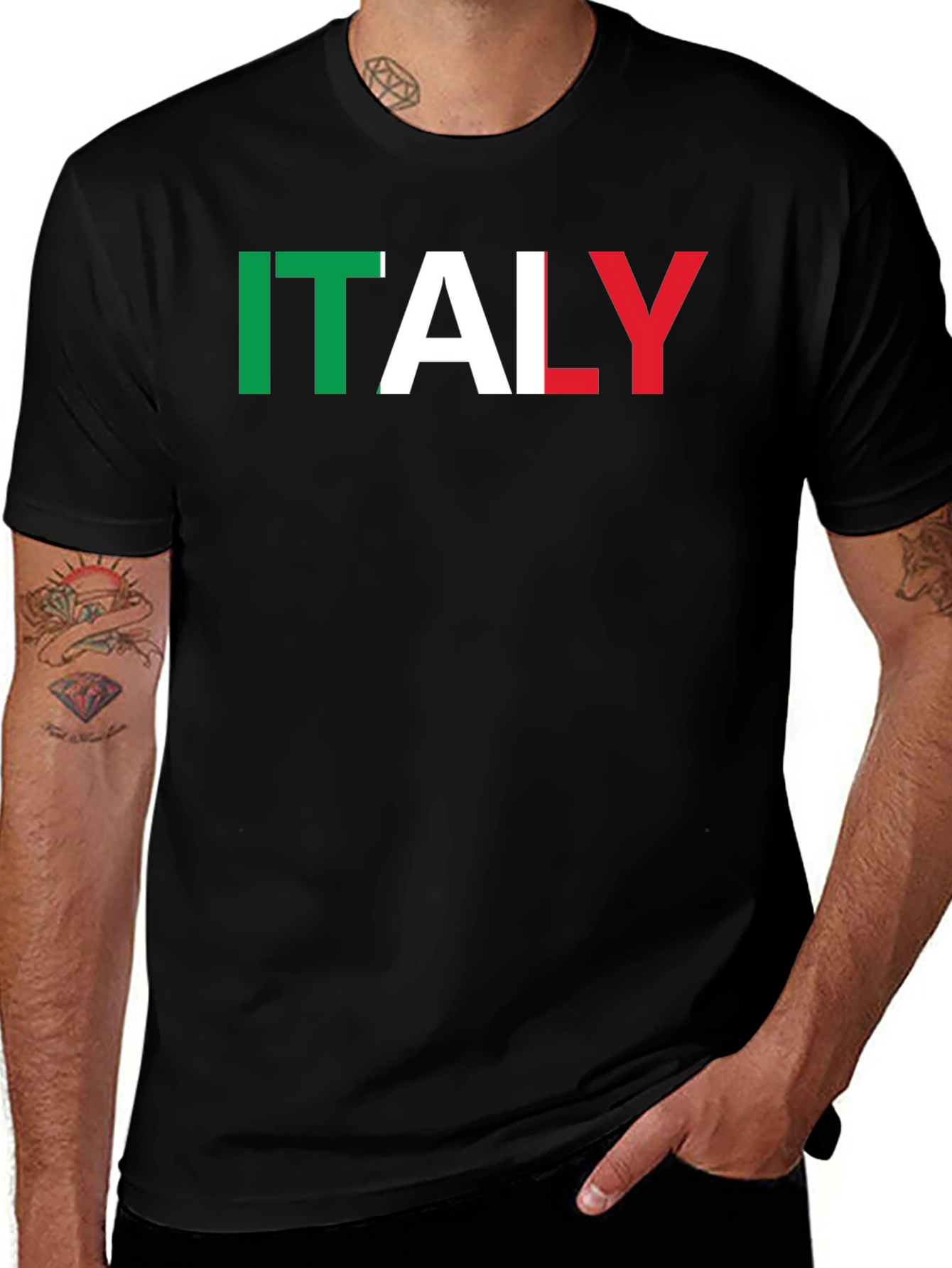 Italy Flag T-Shirt - Stylish Italian Pride Tee