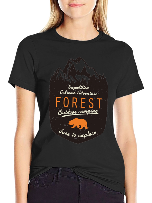 Forest Adventure Graphic Tee - Outdoor Camping
