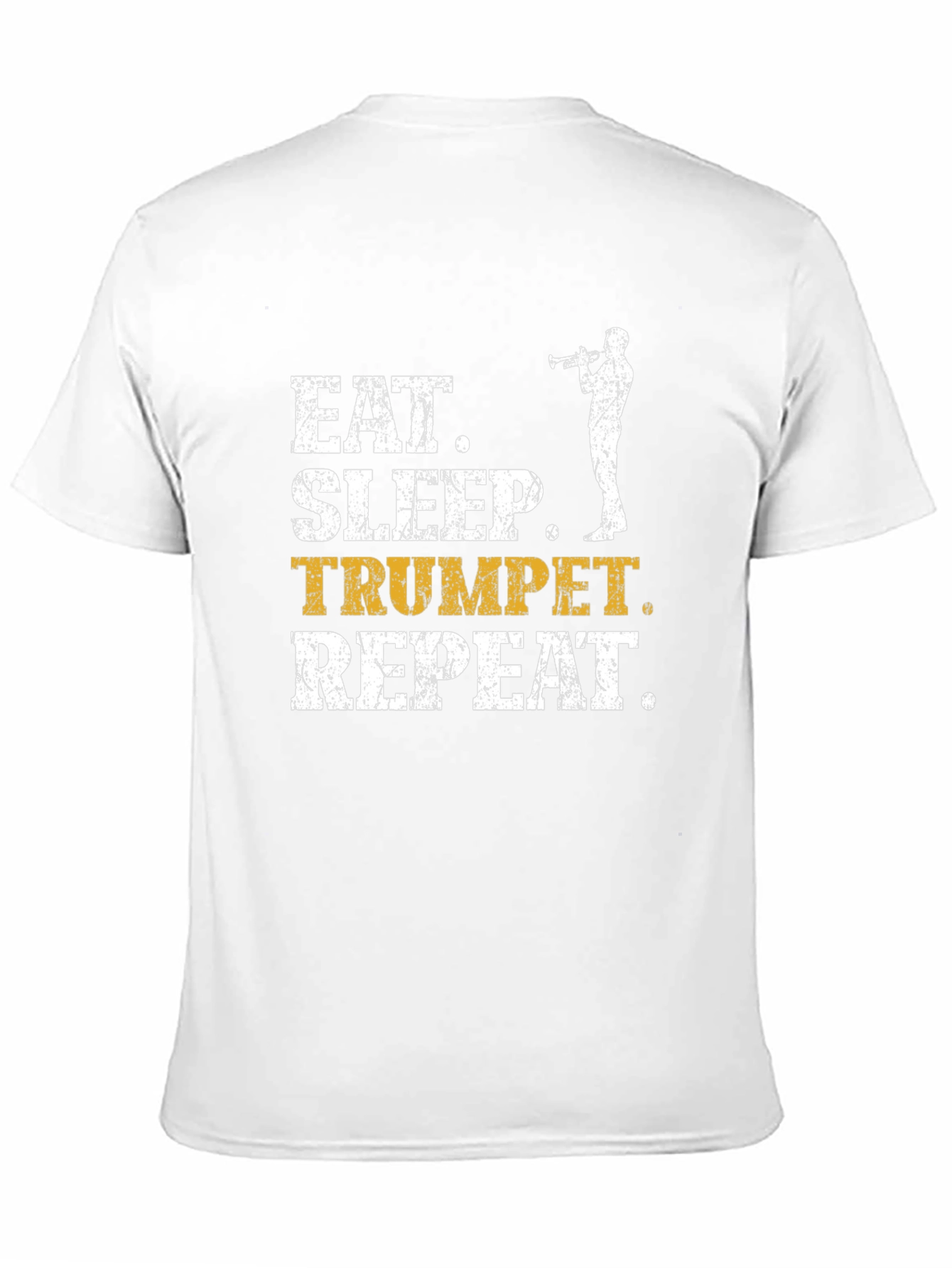 Eat Sleep Trumpet Repeat Graphic T-Shirt