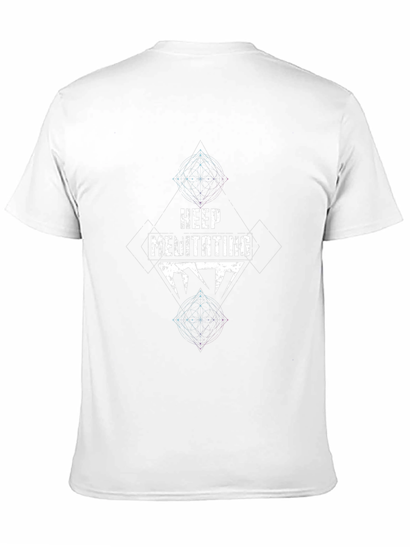 Keep Meditating Graphic Tee - Mens Black T-Shirt