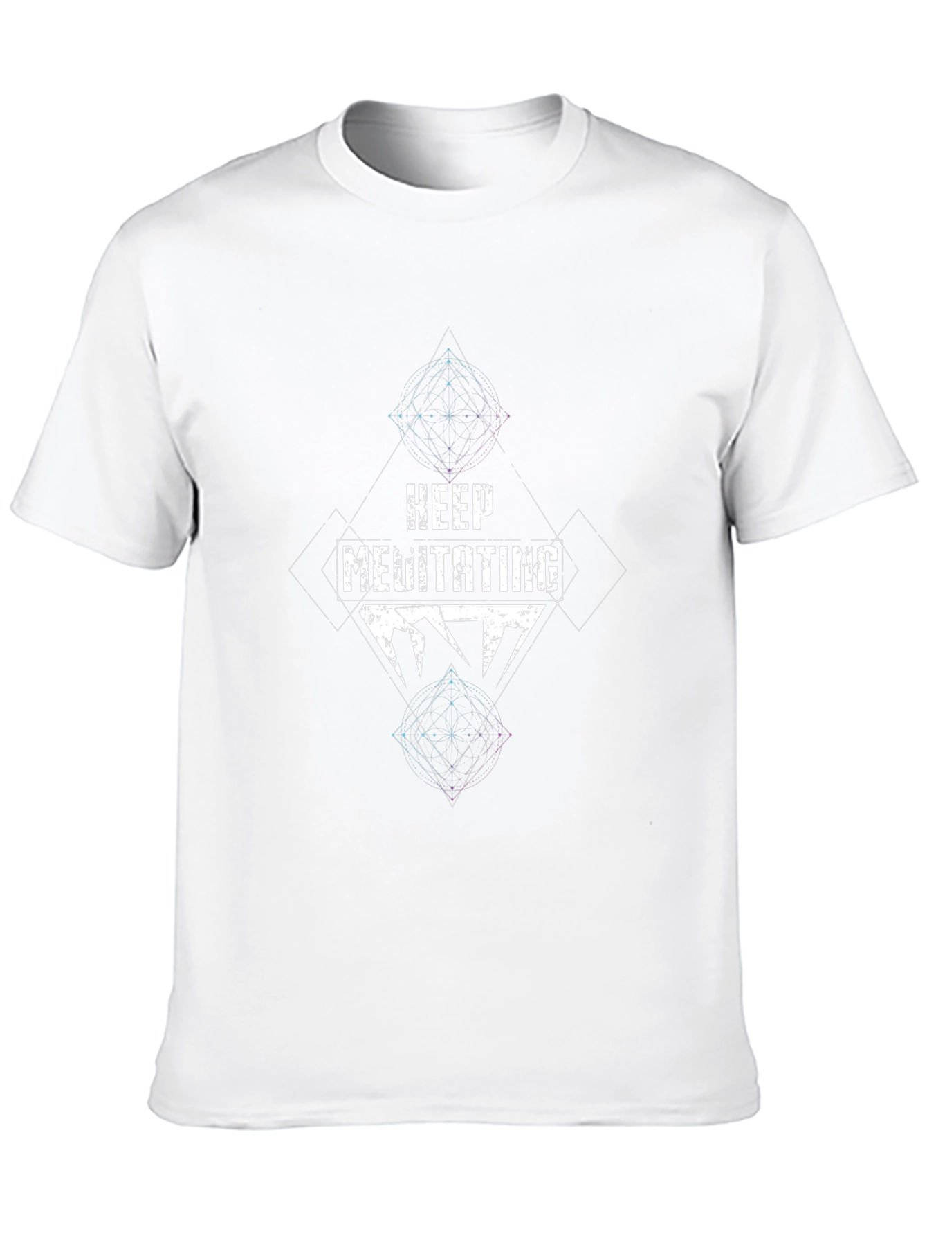Keep Meditating Graphic Tee - Mens Black T-Shirt
