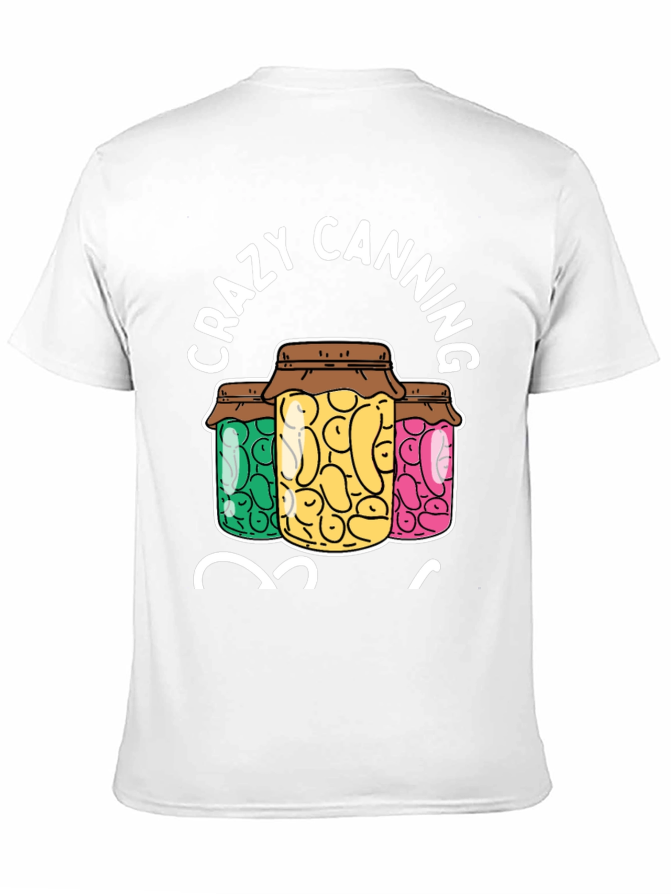 Crazy Canning T-Shirt - Canning Jars Graphic Tee