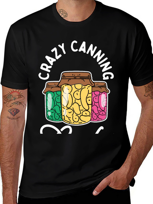 Crazy Canning T-Shirt - Canning Jars Graphic Tee
