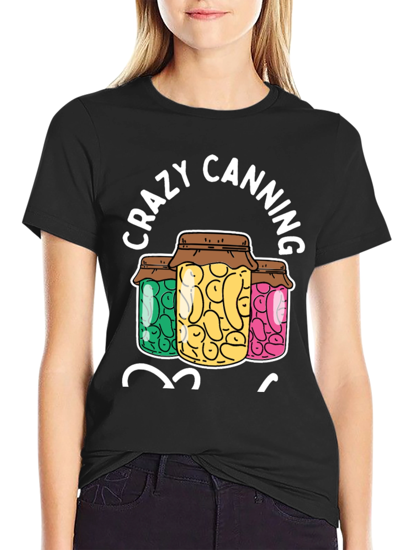 Crazy Canning T-Shirt - Canning Jars Graphic Tee