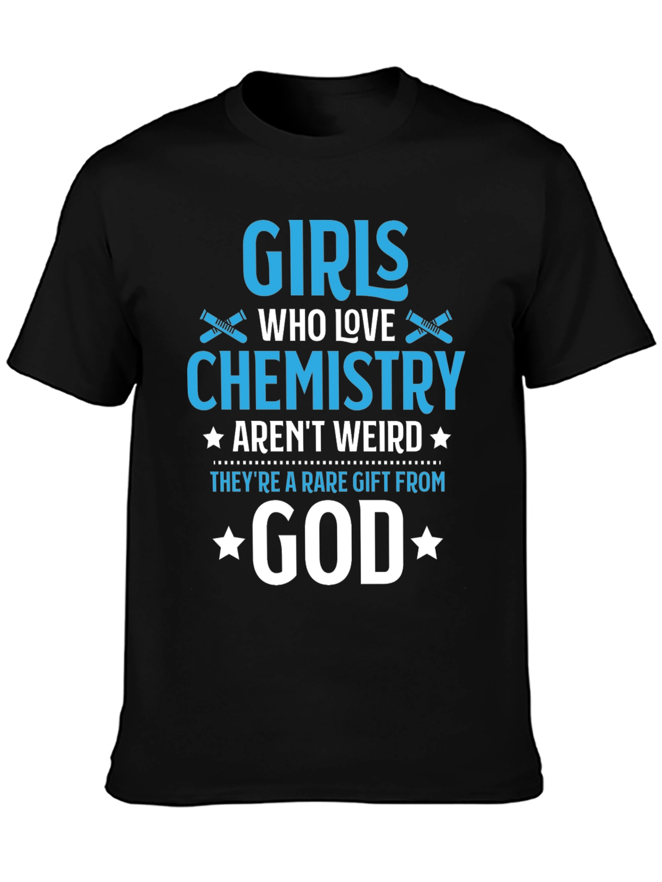 Girls Who Love Chemistry Graphic T-Shirt