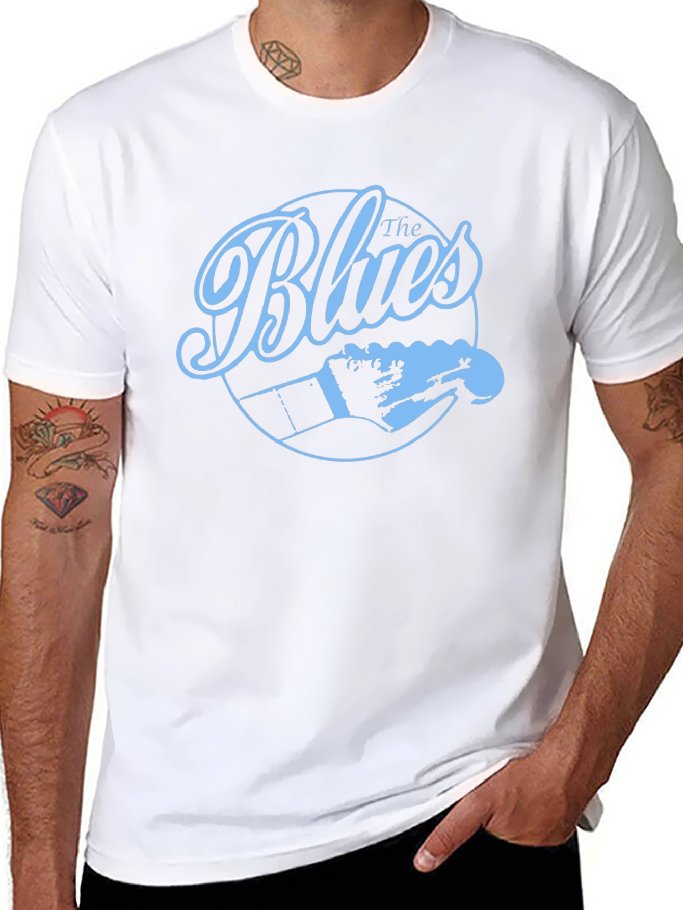 The Blues Guitar T-Shirt - Classic Music Tee