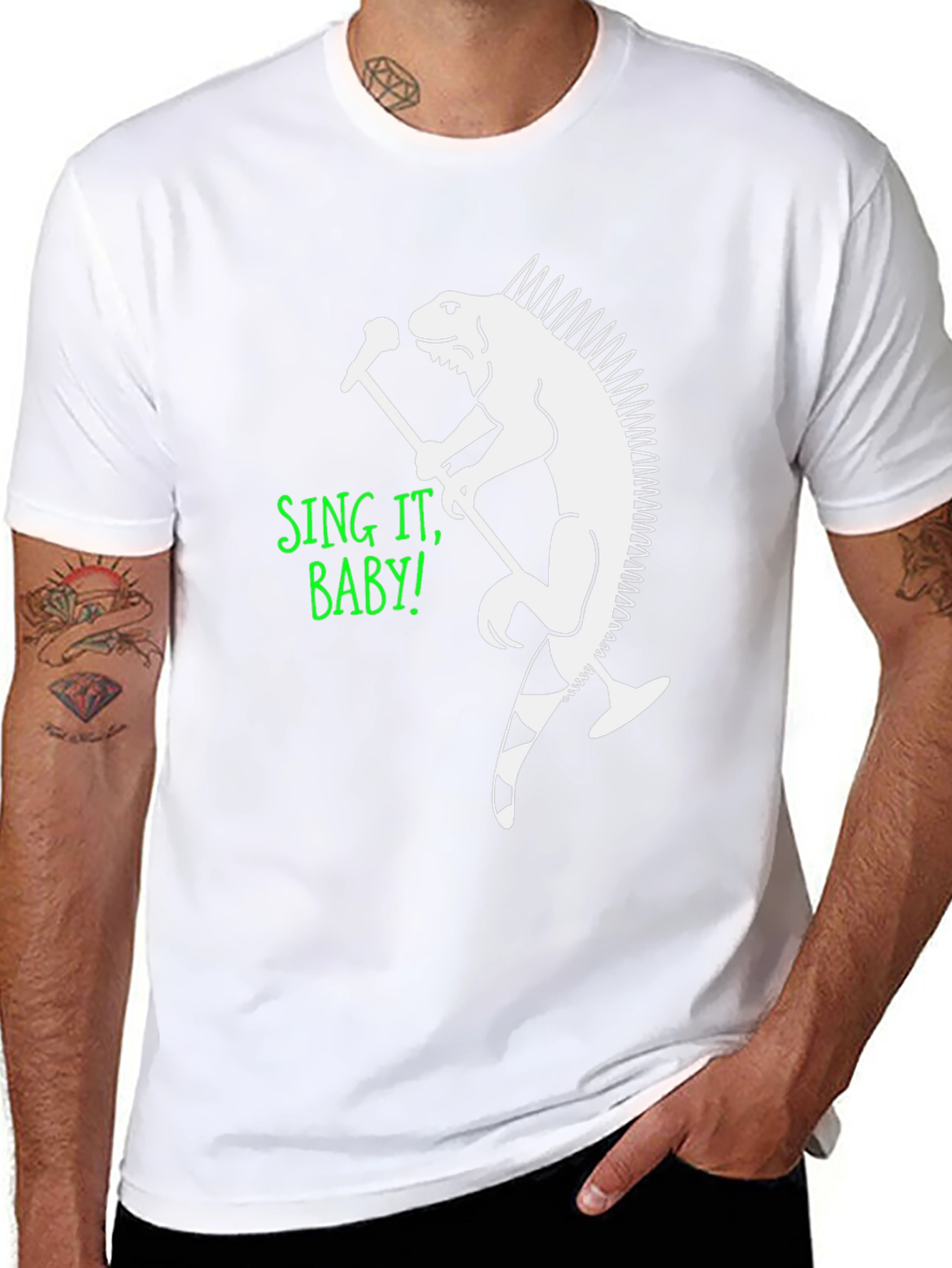 Sing It Baby! Iguana Graphic Tee