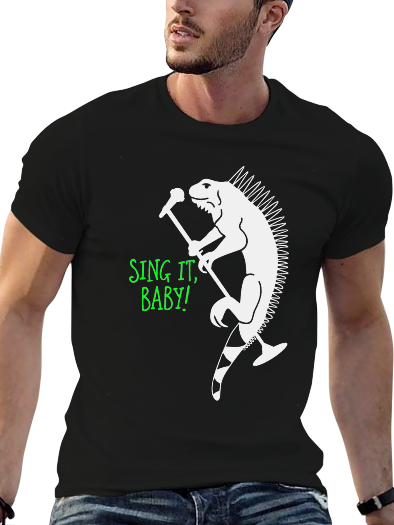 Sing It Baby! Iguana Graphic Tee