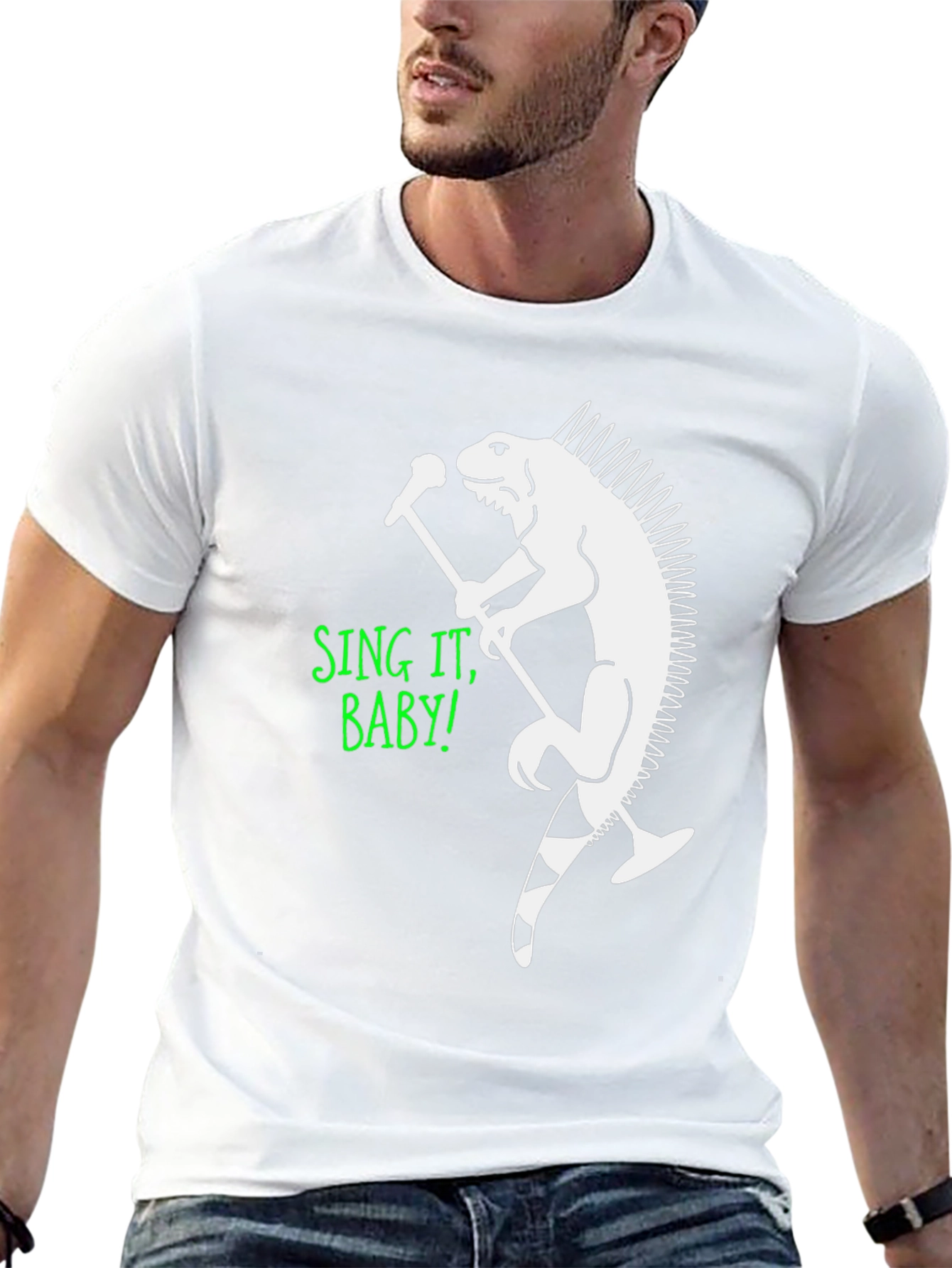 Sing It Baby! Iguana Graphic Tee