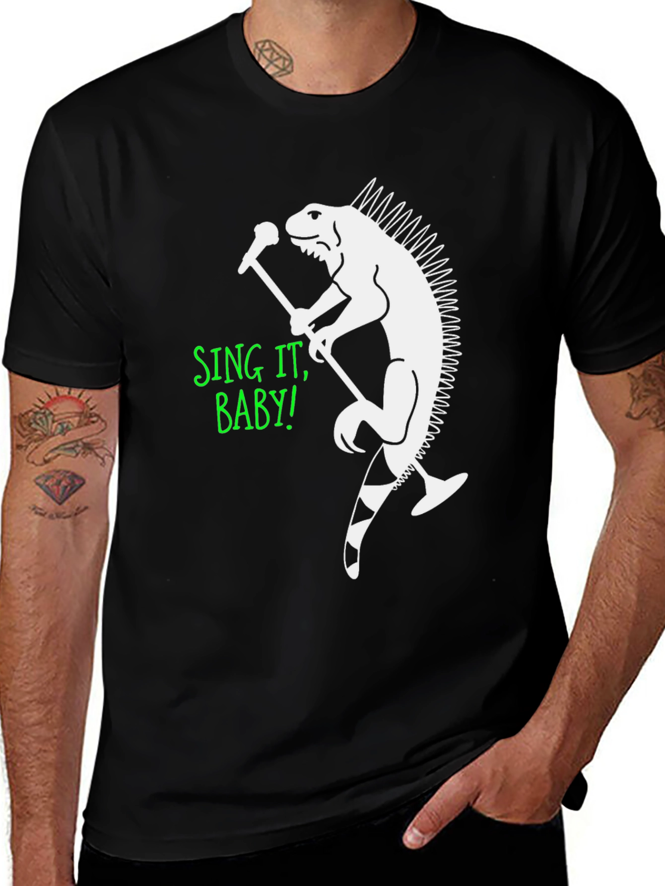 Sing It Baby! Iguana Graphic Tee