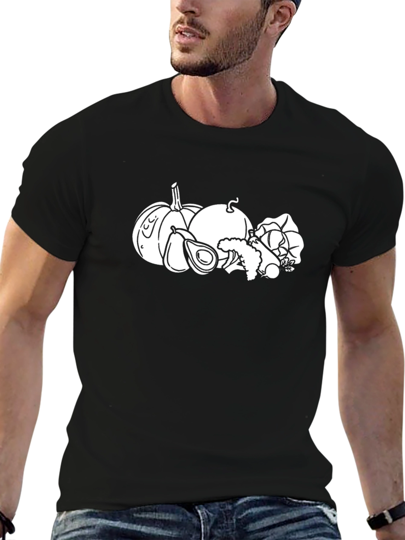Harvest Bounty Black T-Shirt
