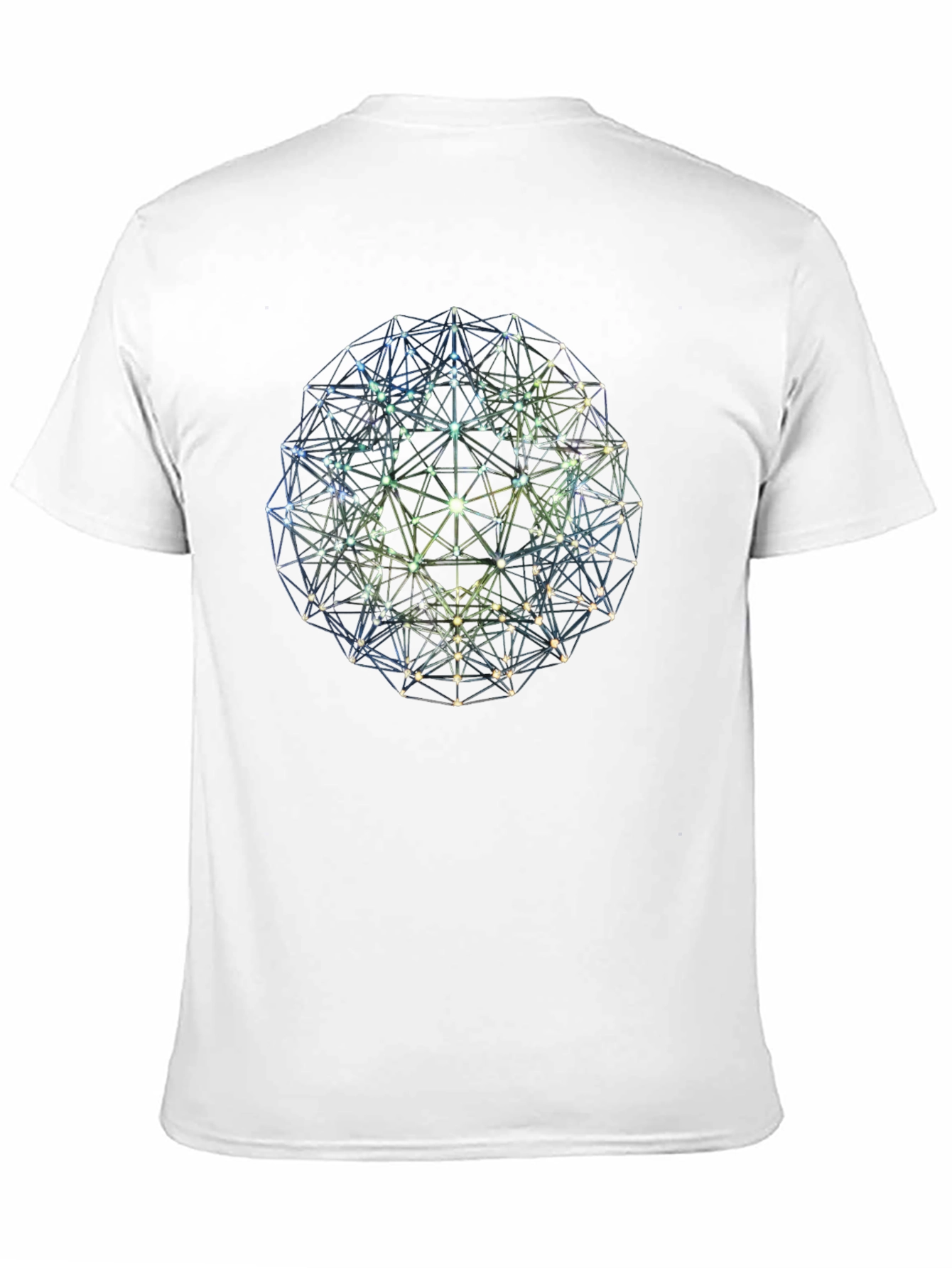 Geometric Sphere Graphic Tee - Modern Design