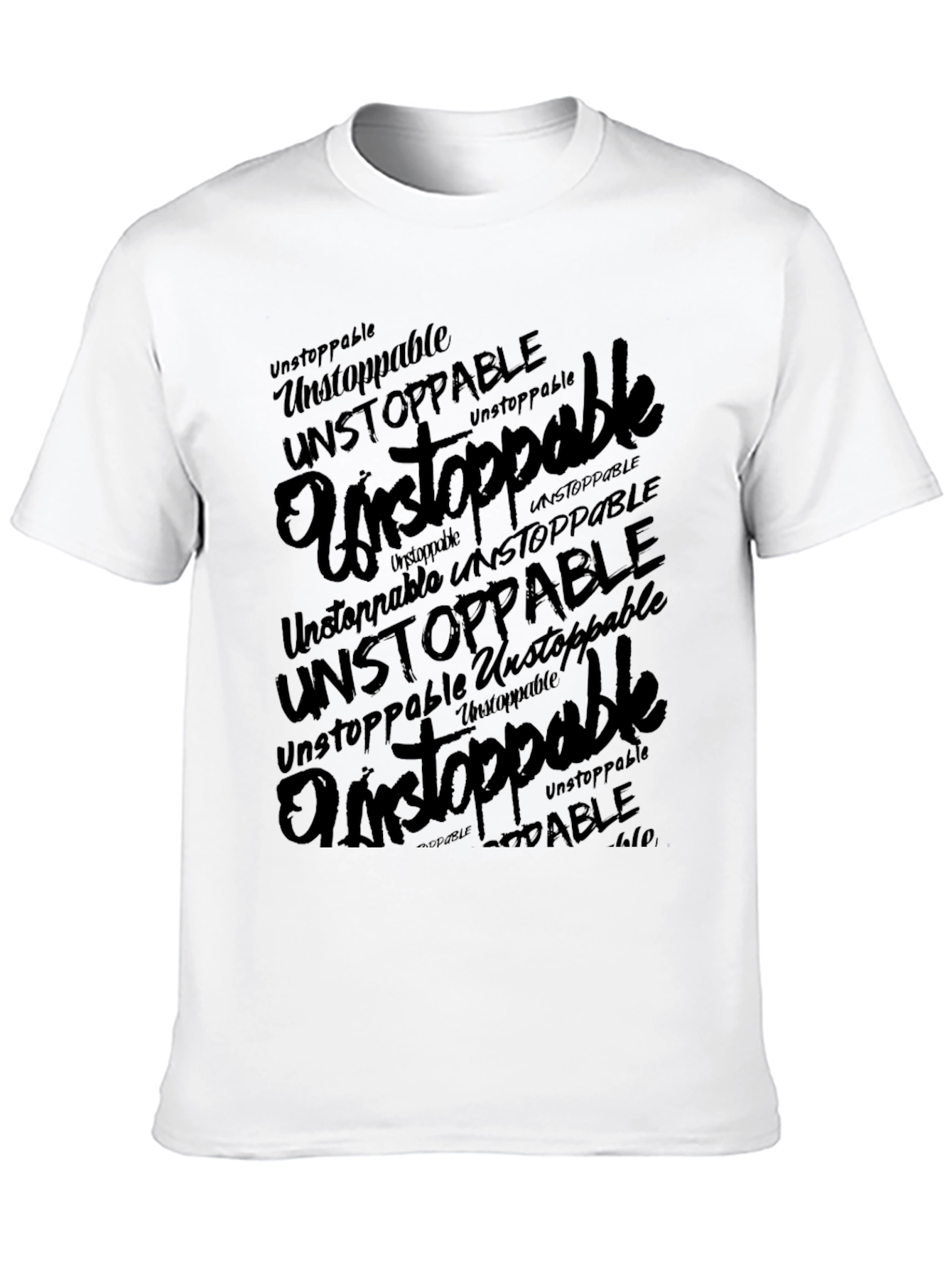 Unstoppable Black Graphic T-Shirt