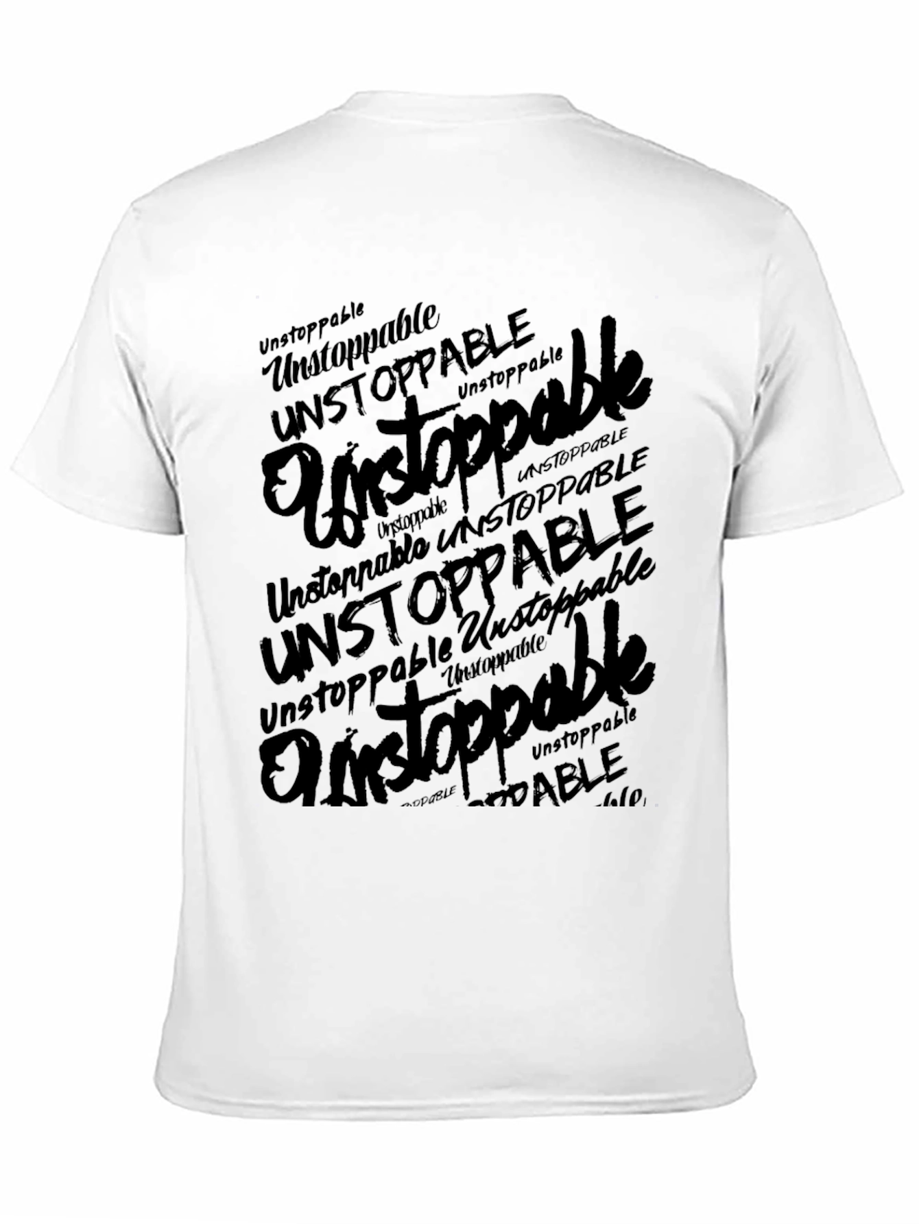 Unstoppable Black Graphic T-Shirt