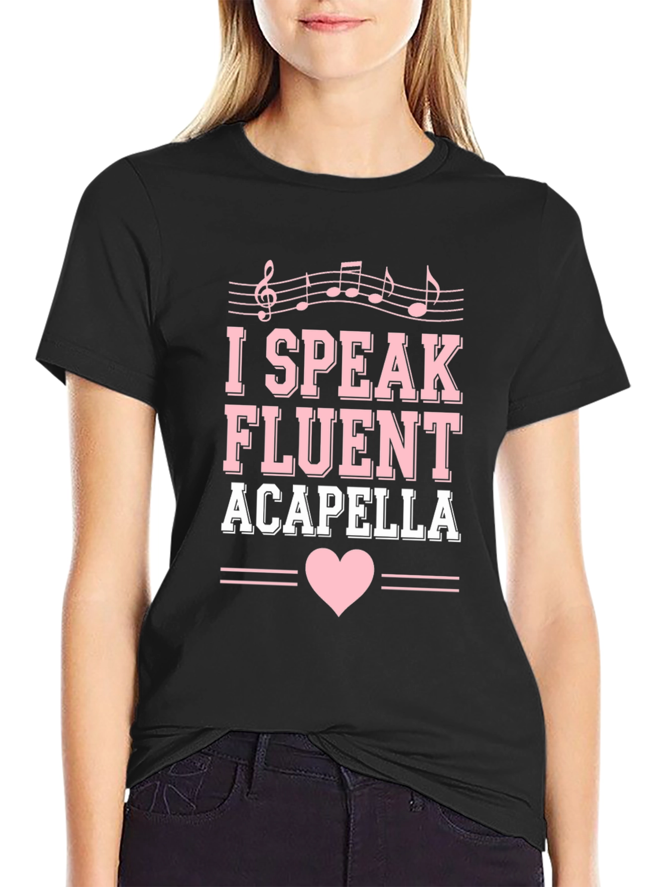 I Speak Fluent Acapella Graphic Tee