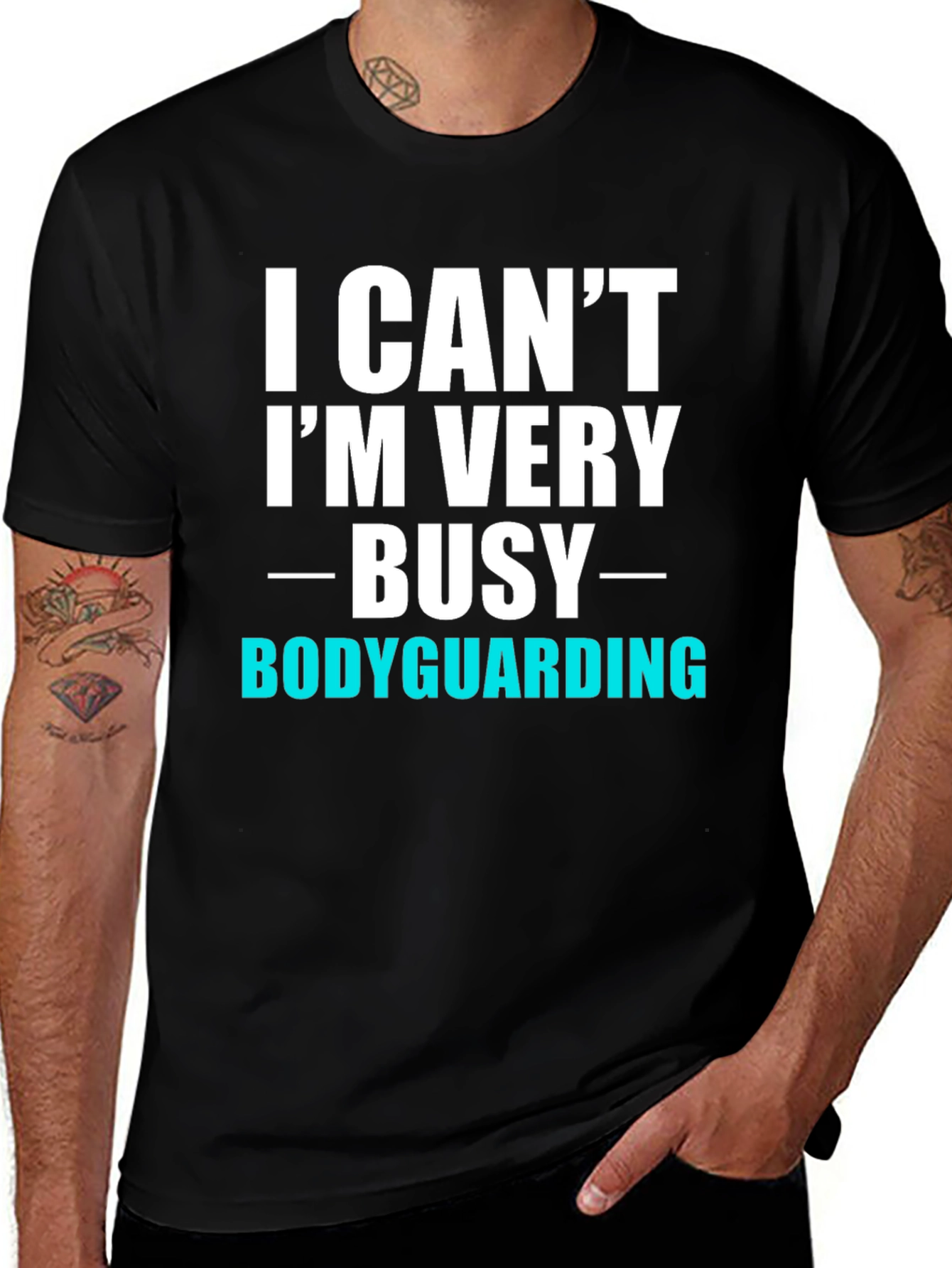Busy Bodyguarding T-Shirt