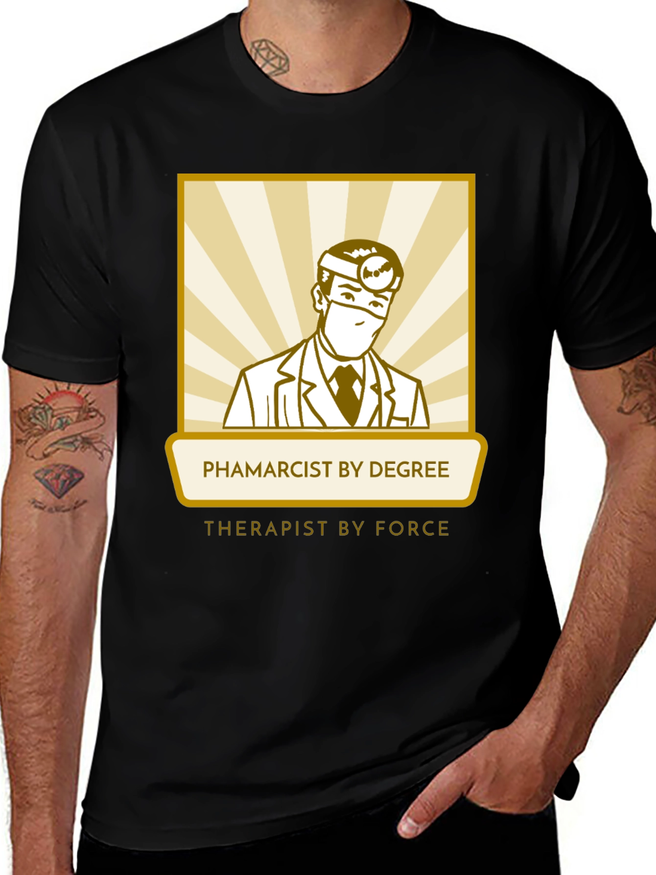Pharmacist Therapist T-Shirt - Degree by Force