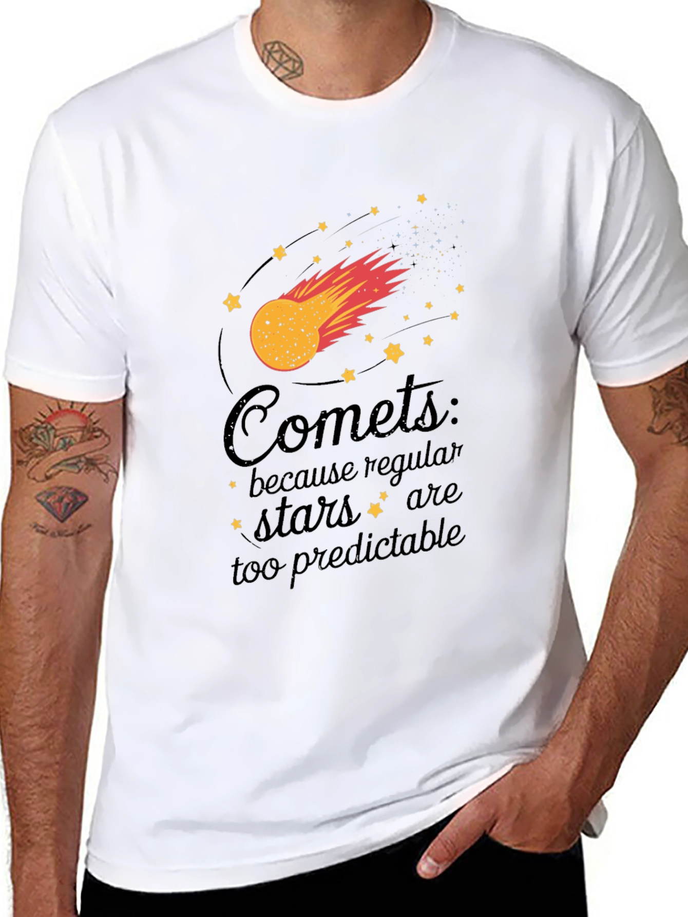 Comets Tee - Because Regular Stars Are Too Predictable