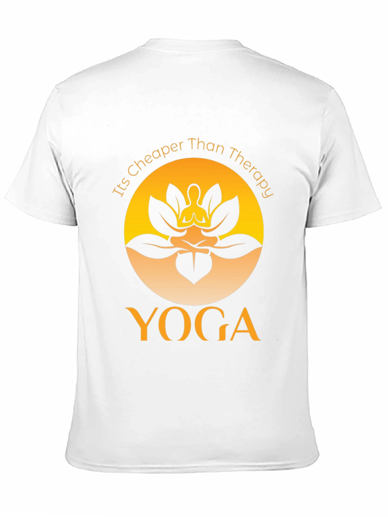 Yoga Cheaper Than Therapy Black Graphic Tee