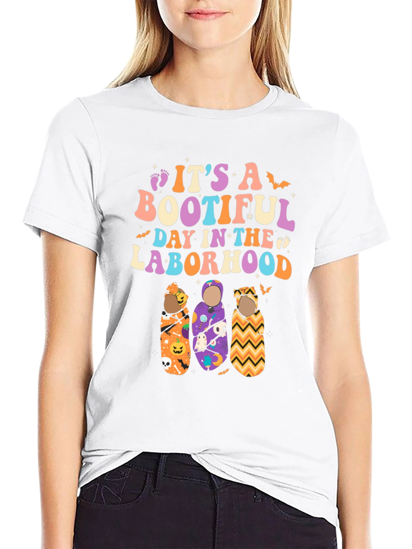 Bootiful Laborhood Halloween Baby T-Shirt
