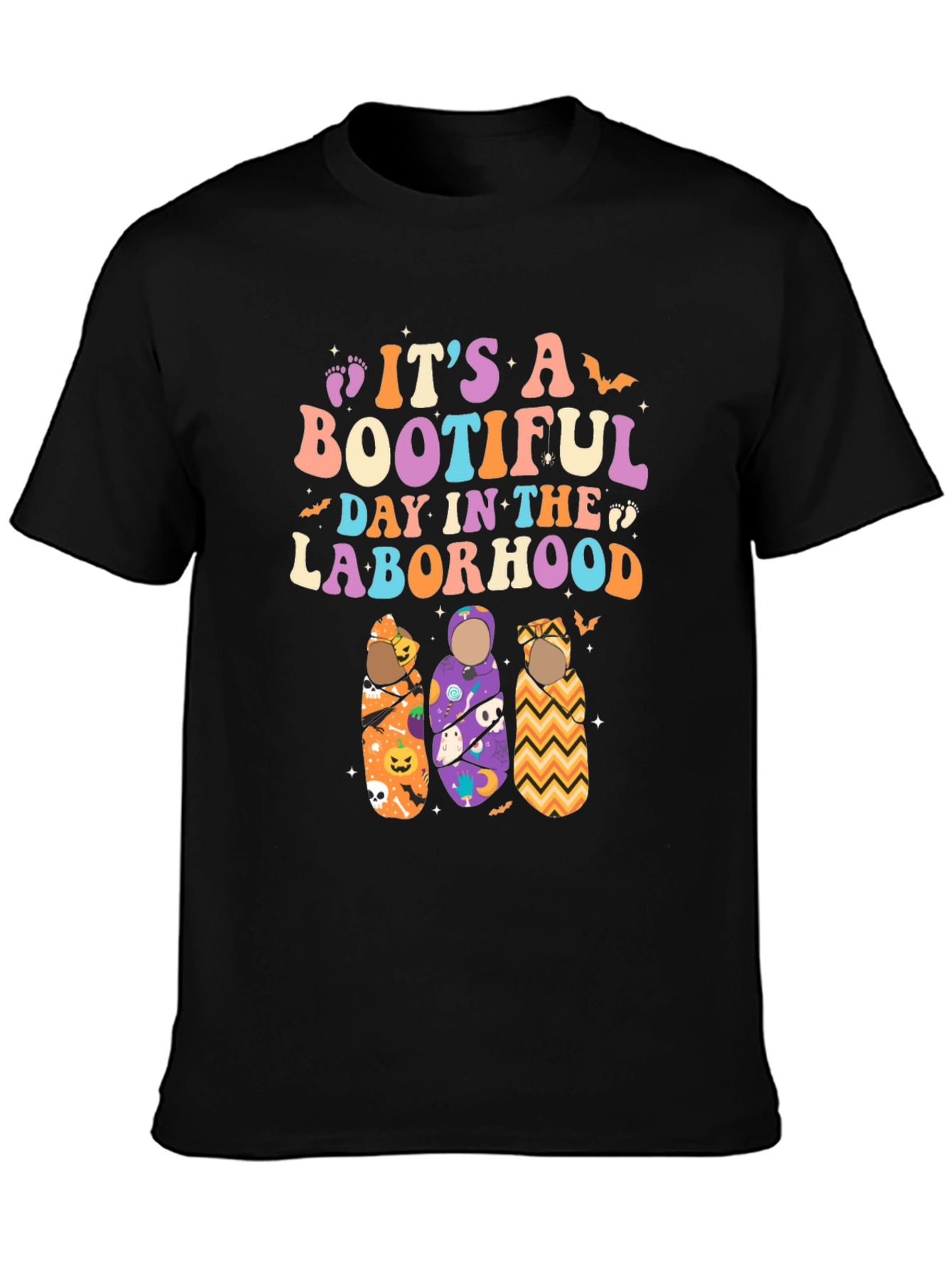 Bootiful Laborhood Halloween Baby T-Shirt