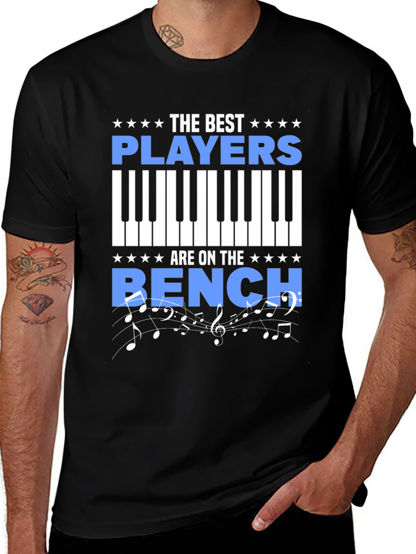 The Best Players Are On The Bench Piano T-Shirt