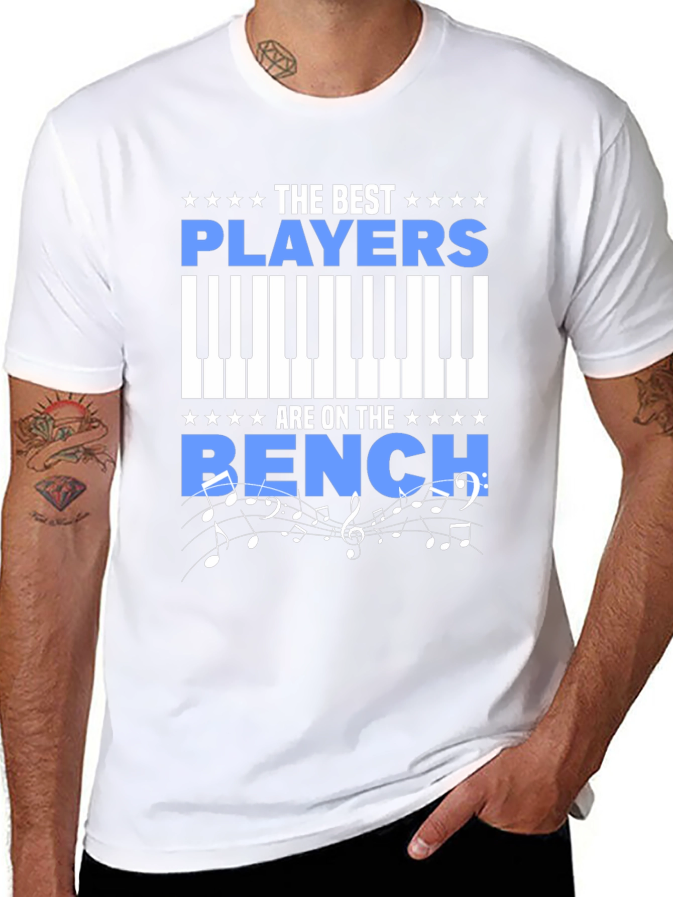 The Best Players Are On The Bench Piano T-Shirt
