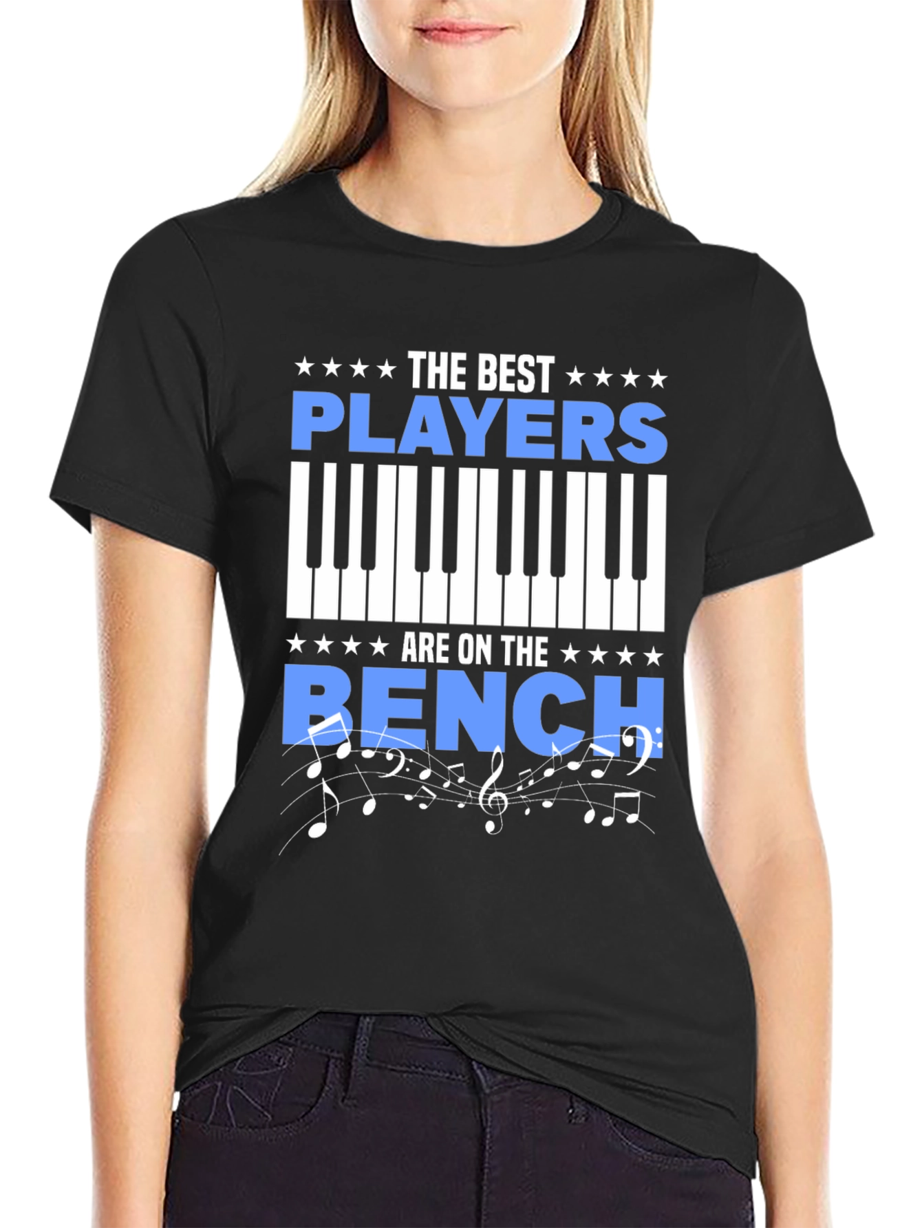 The Best Players Are On The Bench Piano T-Shirt