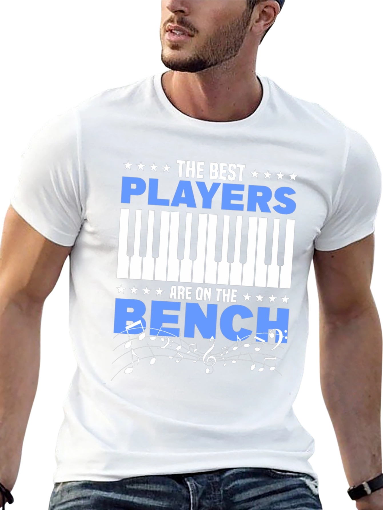 The Best Players Are On The Bench Piano T-Shirt