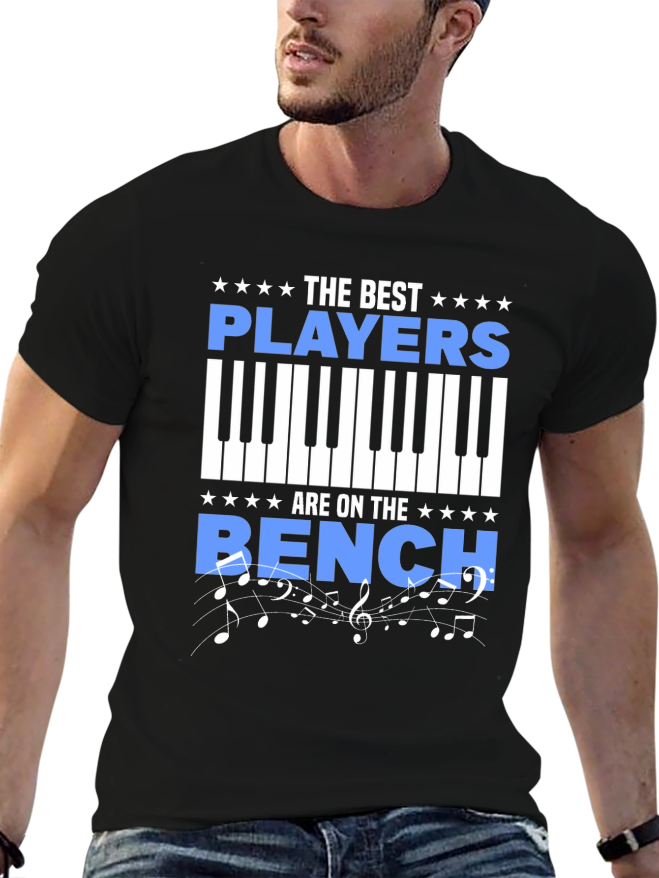 The Best Players Are On The Bench Piano T-Shirt