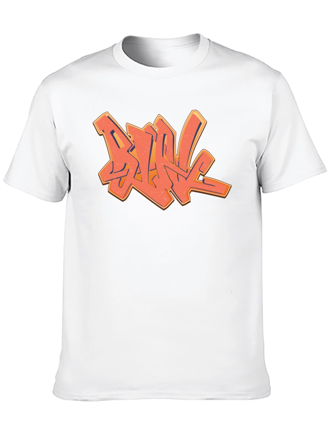 Cool Graffiti Design Black T-Shirt