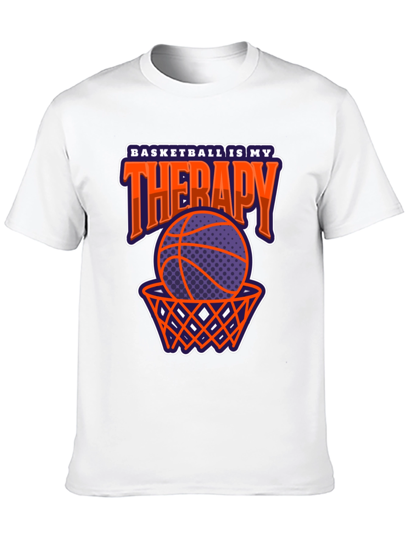 Basketball Therapy Graphic Tee - Sports Lover Apparel