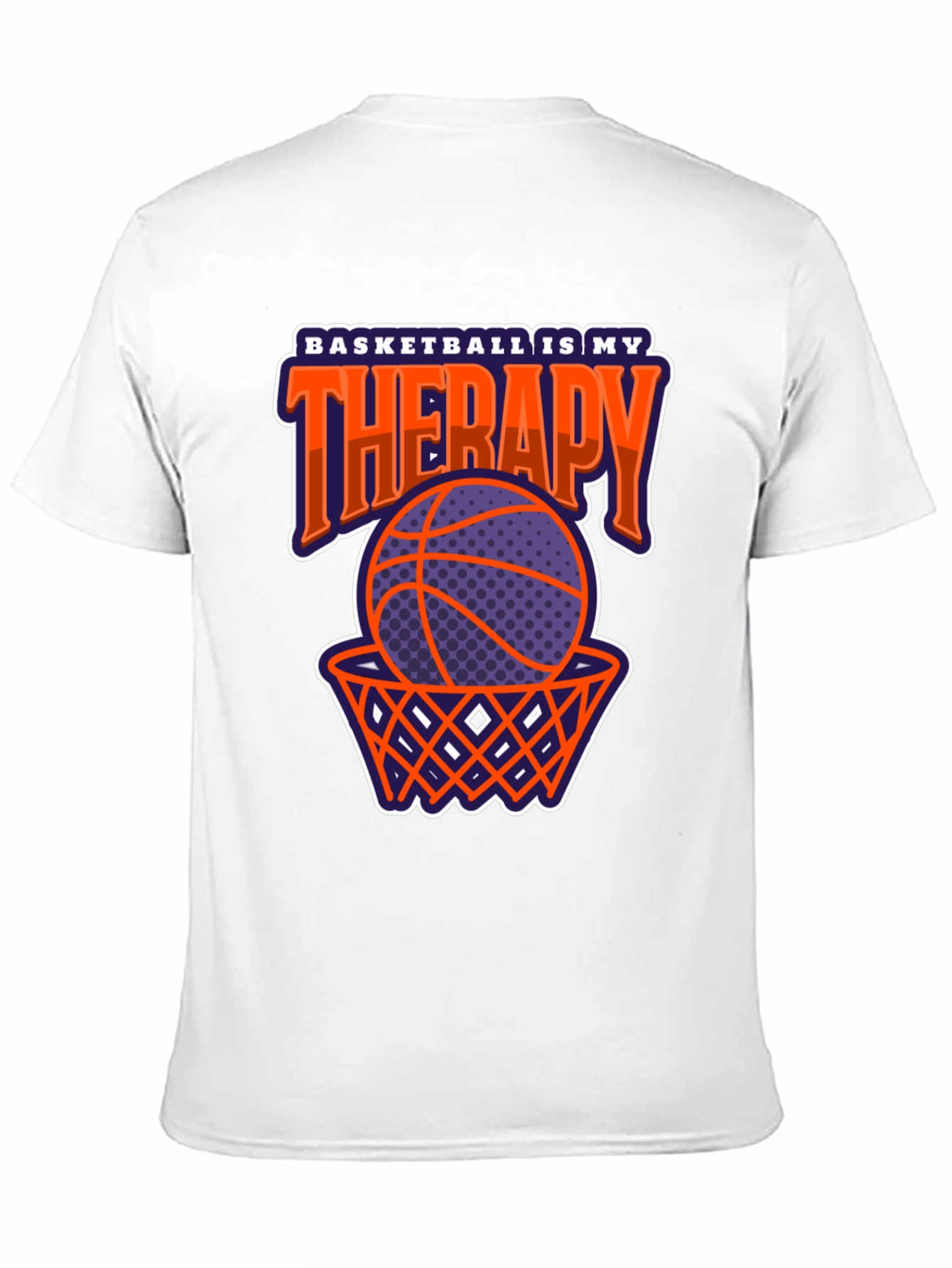 Basketball Therapy Graphic Tee - Sports Lover Apparel