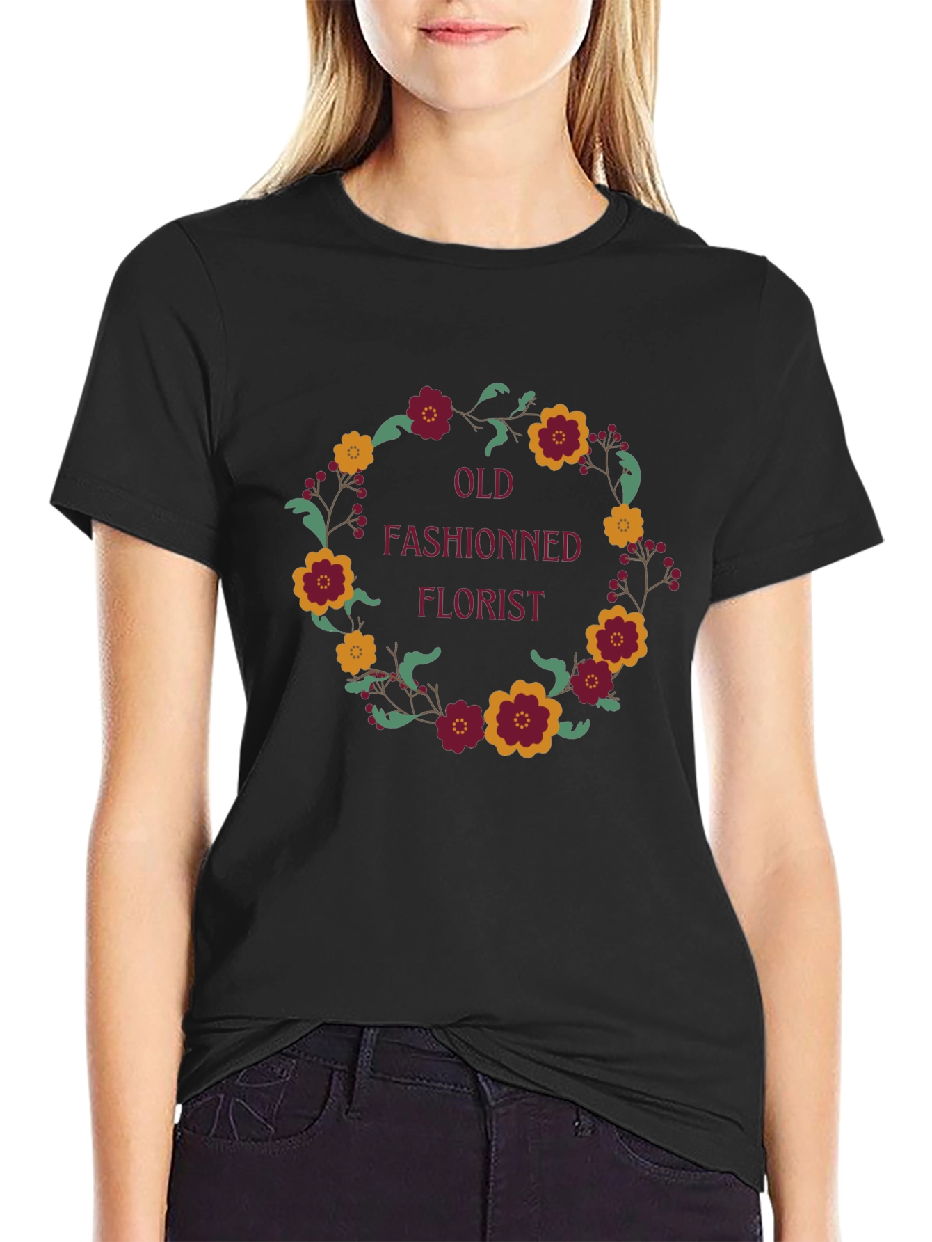 Old Fashioned Florist Graphic Tee
